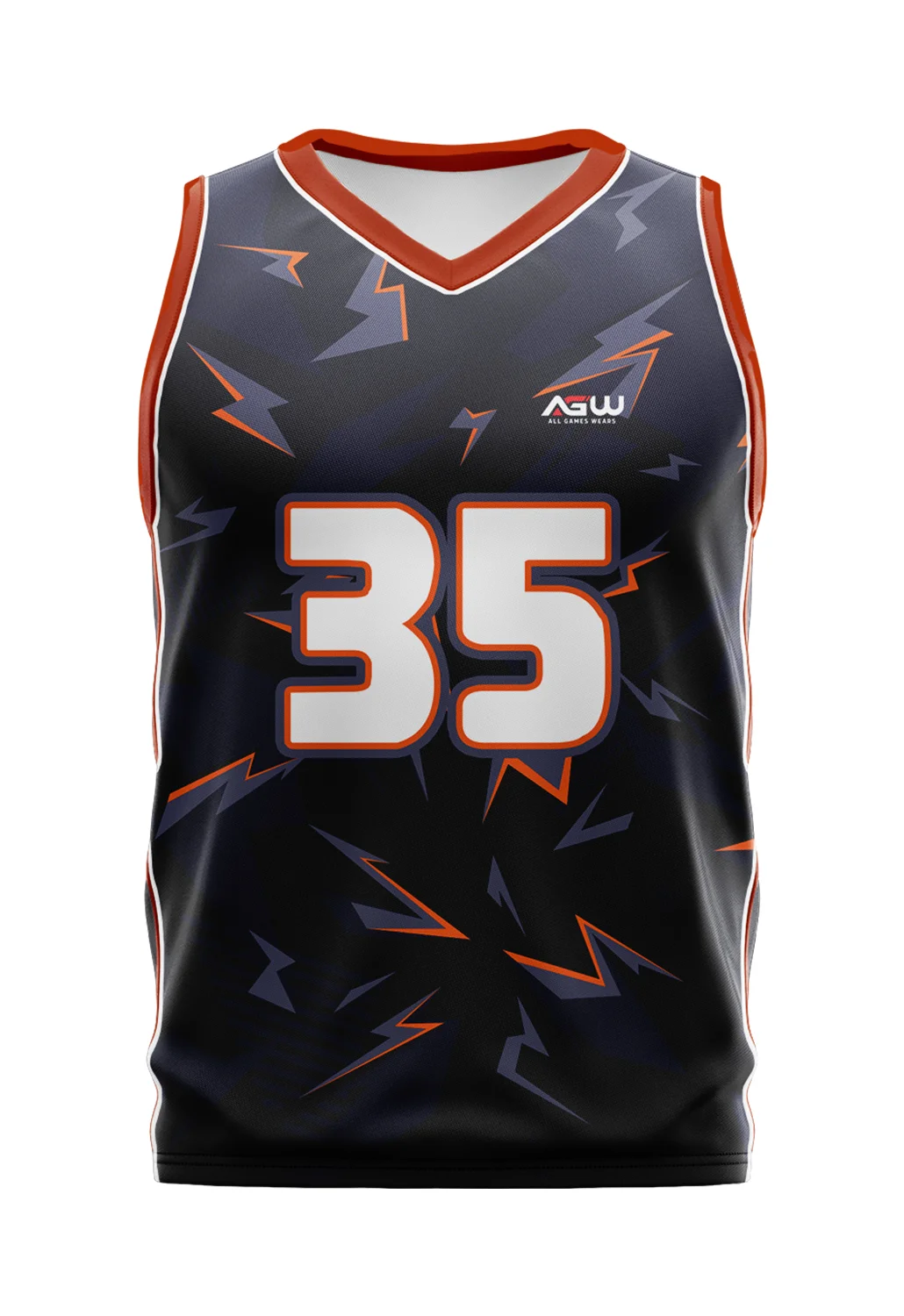 Basketball v-neck #3
