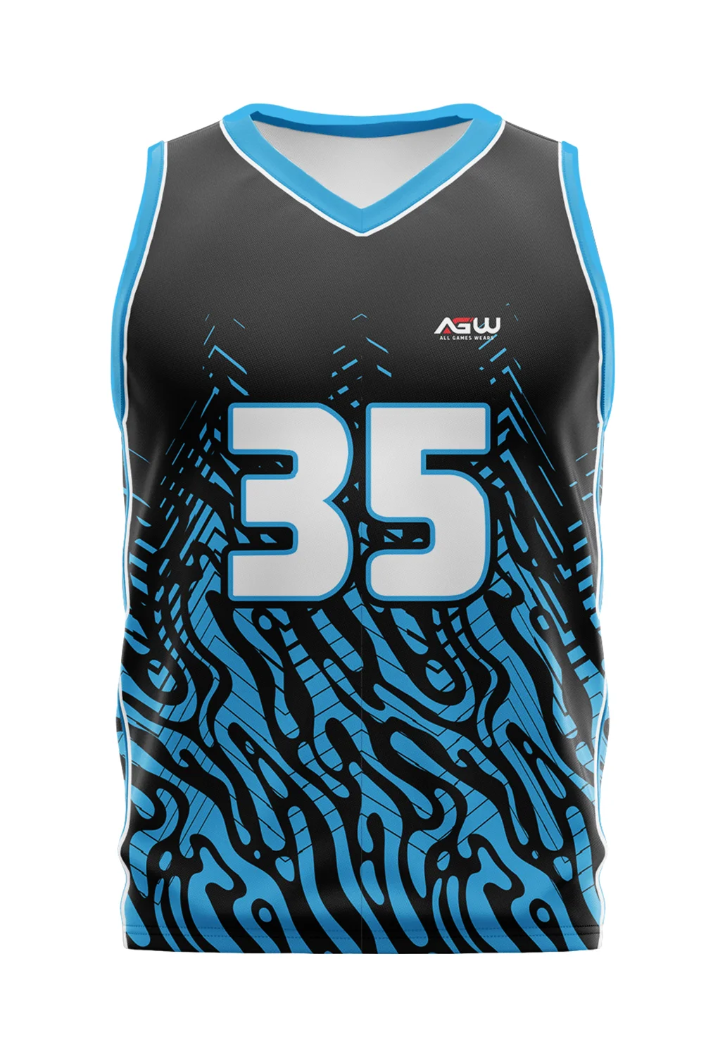 Basketball v-neck #1