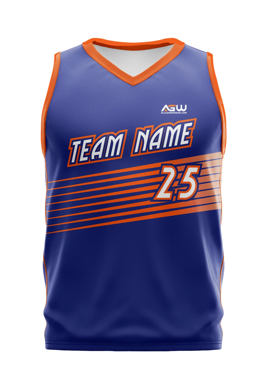 Basketball v-neck #4